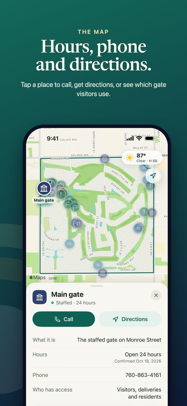 A place on the map with hours, phone and directions