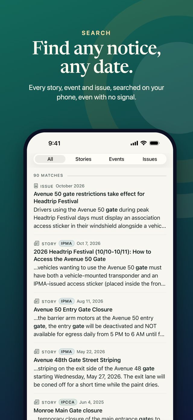 Search any notice, any date